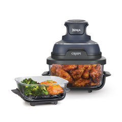 A Photo Of Ninja Crispi 4 in 1 Portable Glass Air Fryer 3.8L 1700w - Cyber Space
