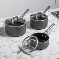 Ninja Foodi C33000EU ZEROSTICK 3 Piece Saucepan Set