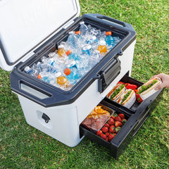 A Photo Of Ninja FrostVault 50QT/47L Hard Cooler with Dry Storage Drawer