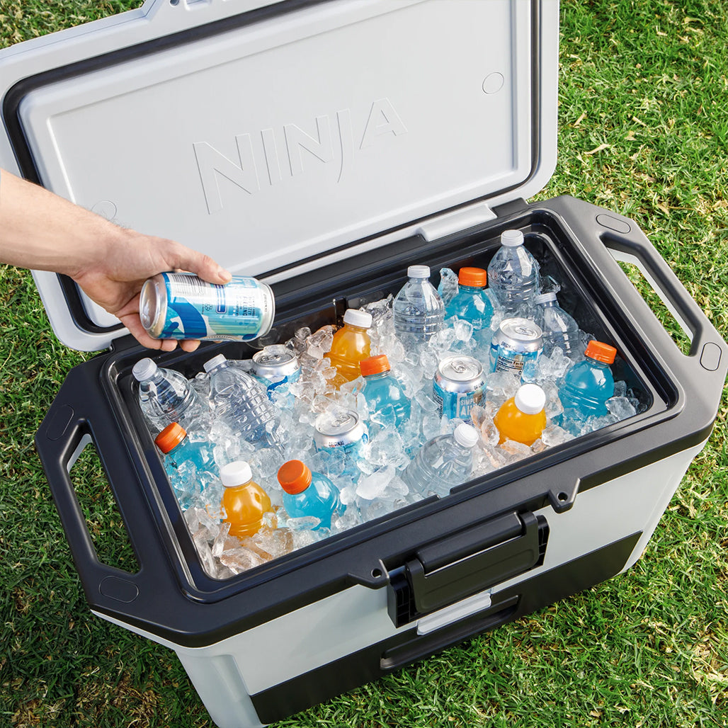 A Photo Of Ninja FrostVault 50QT/47L Hard Cooler with Dry Storage Drawer