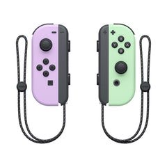 A Photo Of Nintendo Joy-Con (L/R) - Pastel Purple and Pastel Green Controllers