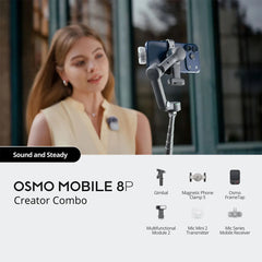 A Photo Of DJI Osmo Mobile 8P Creator Combo - Smartphone Gimbal