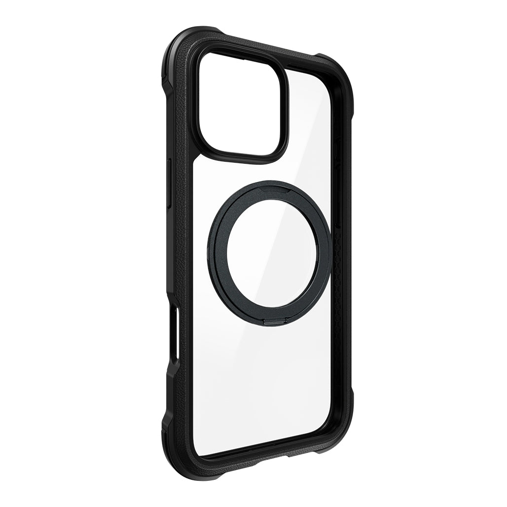 A Photo Of Mageasy Odyssey iPhone 16 Pro Max Case with 360° Magnetic Stand | Military-Grade Drop Protection & MagSafe Compatibility