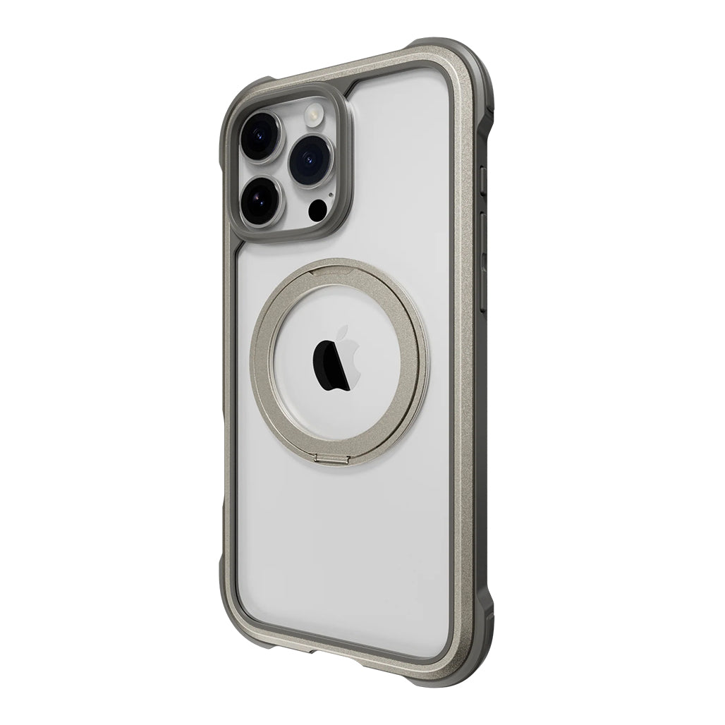A Photo Of Mageasy Odyssey iPhone 16 Pro Max Case with 360° Magnetic Stand | Military-Grade Drop Protection & MagSafe Compatibility