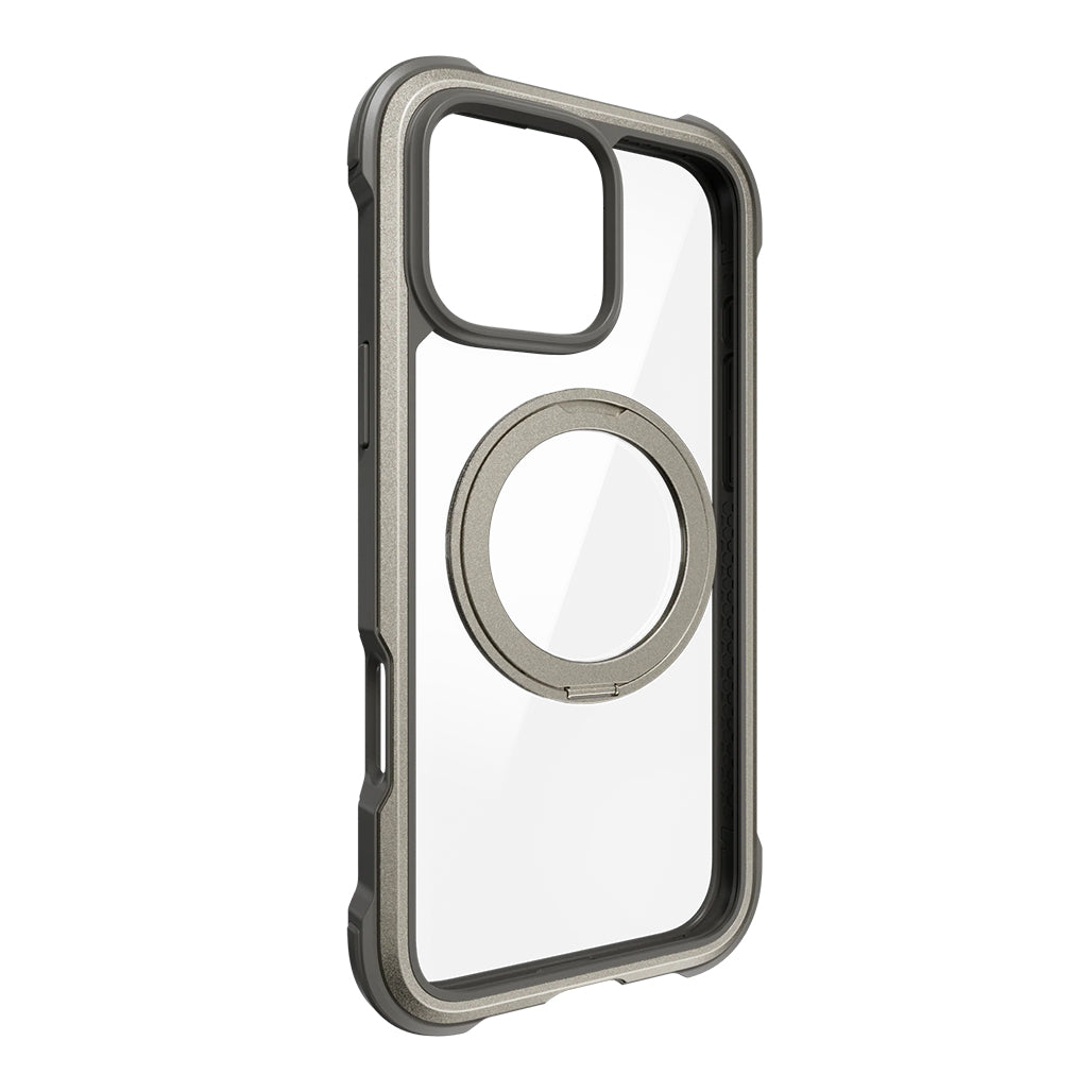 A Photo Of Mageasy Odyssey iPhone 16 Pro Max Case with 360° Magnetic Stand | Military-Grade Drop Protection & MagSafe Compatibility