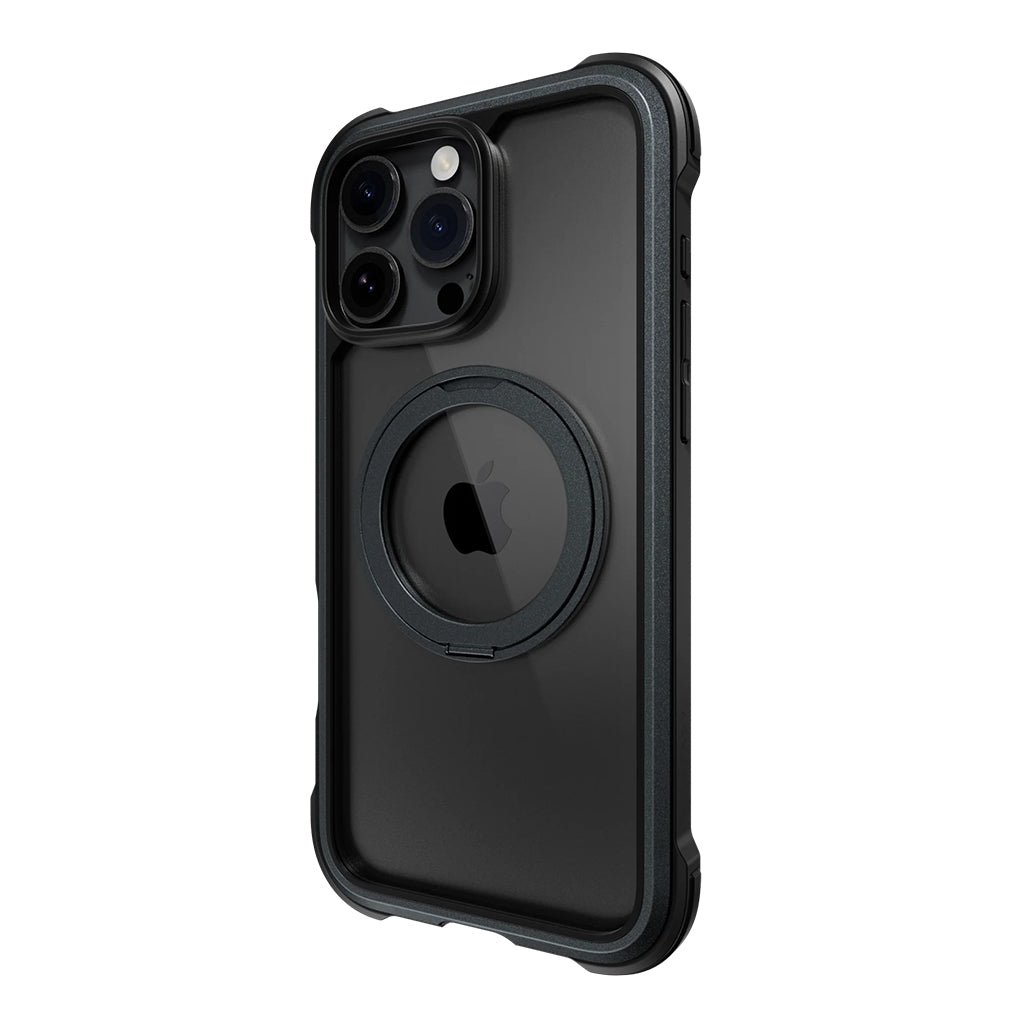 A Photo Of Mageasy Odyssey iPhone 16 Pro Max Case with 360° Magnetic Stand | Military-Grade Drop Protection & MagSafe Compatibility