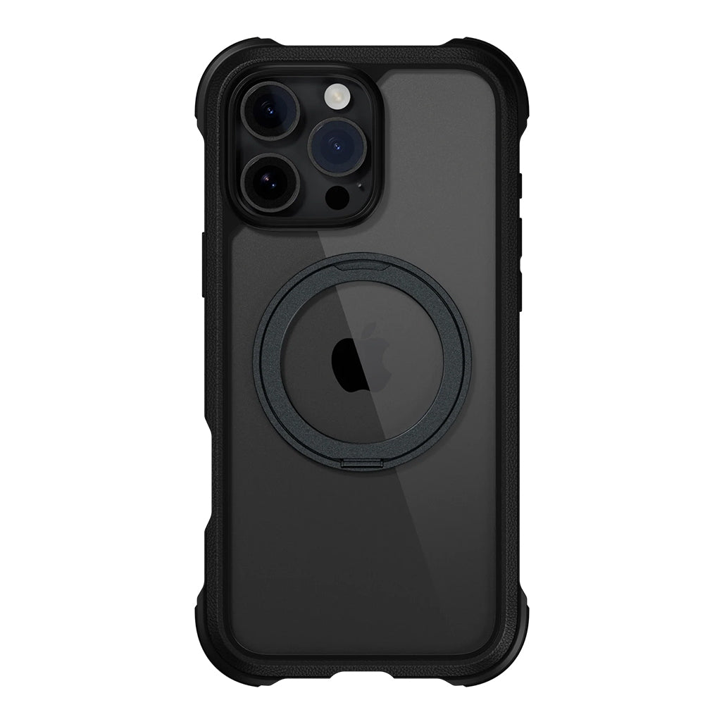 A Photo Of Mageasy Odyssey iPhone 16 Pro Max Case with 360° Magnetic Stand | Military-Grade Drop Protection & MagSafe Compatibility