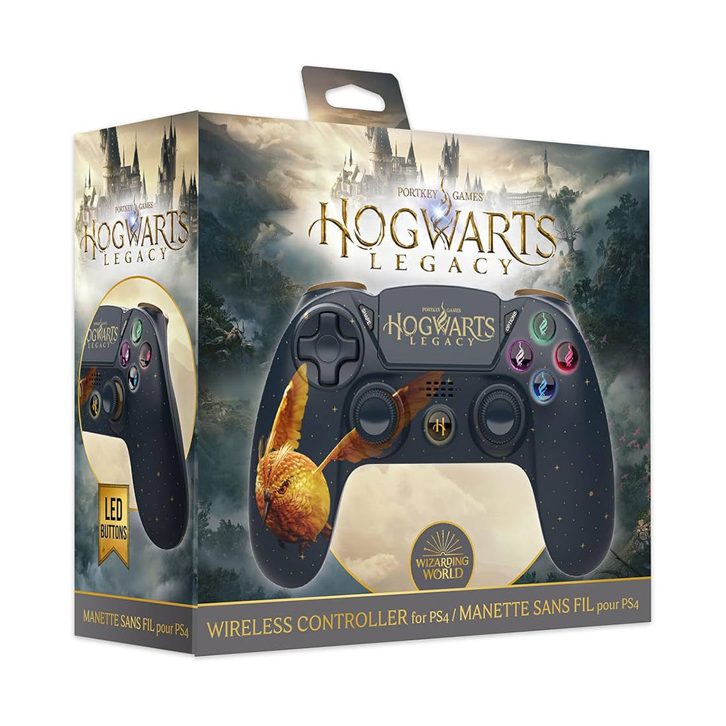 A Photo Of Official Hogwarts Legacy Wireless PS4 Controller - Dark Blue