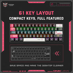 A Photo Of Onikuma G55 - Compact Mechanical Gaming Keyboard