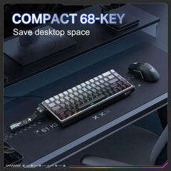 A Photo Of Onikuma G69 68-Key - RGB Magnetic Switch Gaming Keyboard