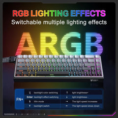 A Photo Of Onikuma G69 68-Key - RGB Magnetic Switch Gaming Keyboard