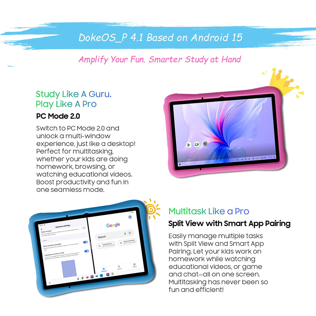A Photo Of Oscal Pad 60 Kids Tablet - 10.1