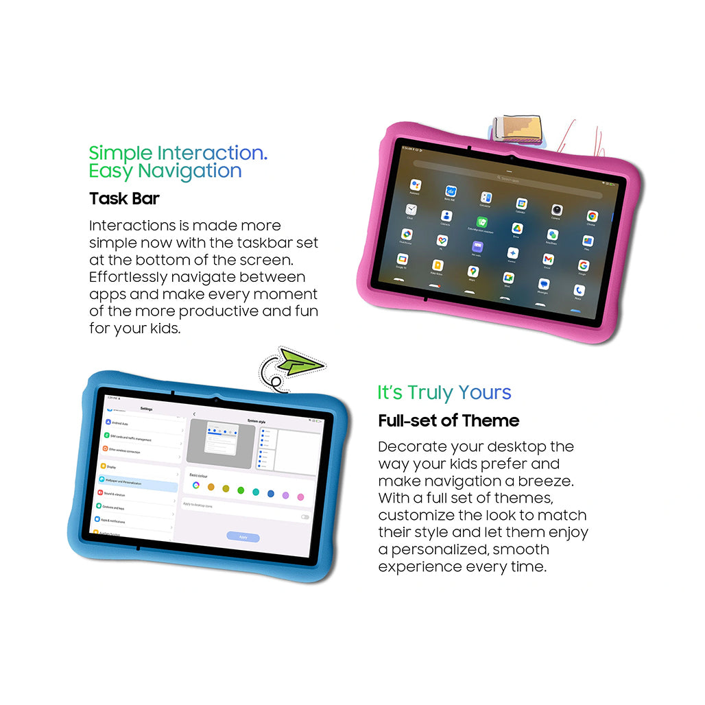 A Photo Of Oscal Pad 60 Kids Tablet - 10.1