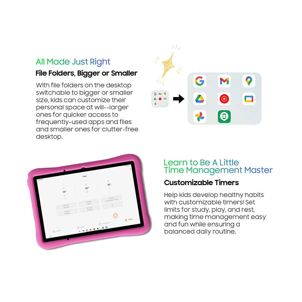 A Photo Of Oscal Pad 60 Kids Tablet - 10.1