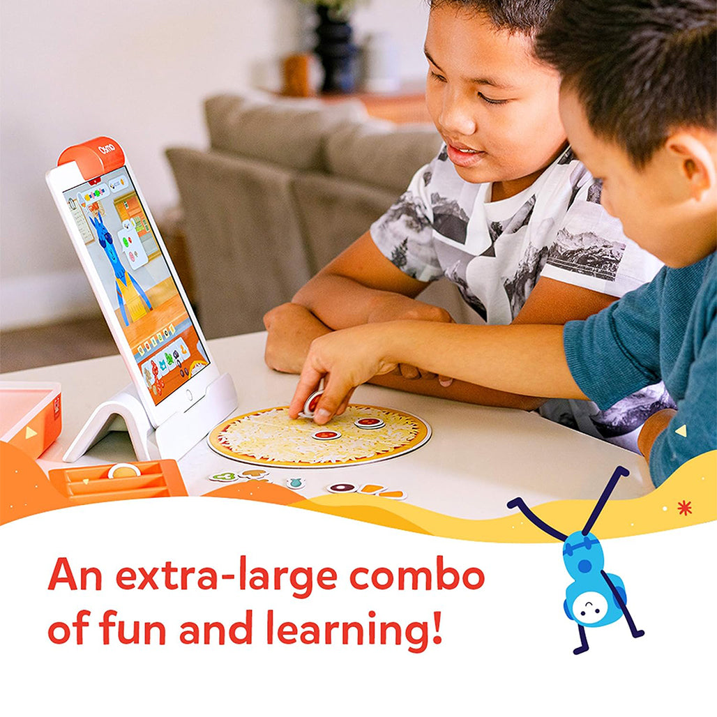 A Photo Of Osmo Pizza Co. Starter Kit for iPad – Educational Math & Money Learning Game