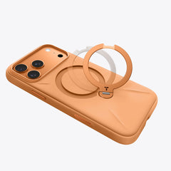 A Photo Of Torras Ostand Q3 Silicone Case with 360° Magnetic Stand for iPhone 17 Series