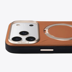 A Photo Of Torras Ostand Q3 VegSkin Case with 360° Spin Stand for iphone 17