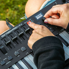 A Photo Of M-Audio Oxygen Pro Mini - 32-Key MIDI Controller