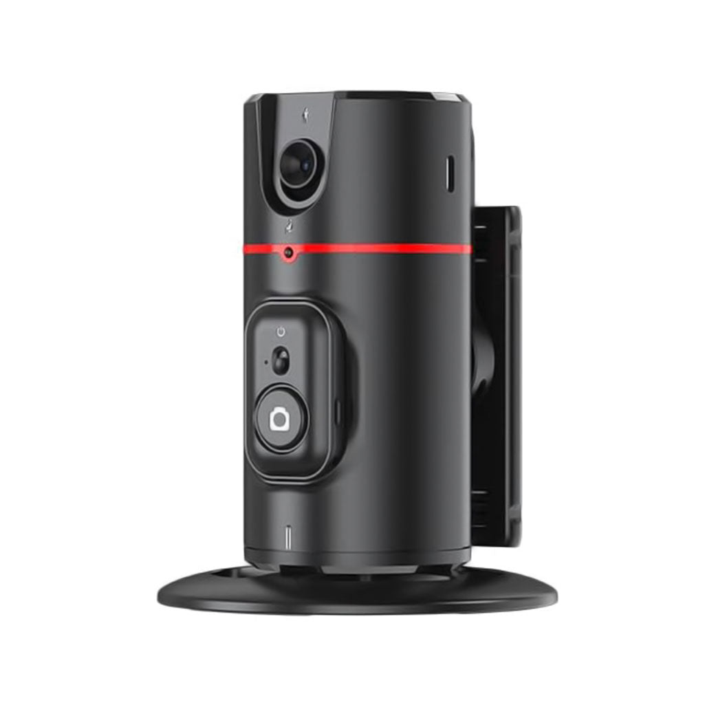 A Photo Of P02 360° Rotation Gimbal Stabilizer | Auto Face Tracking for Hands-Free Video Recording