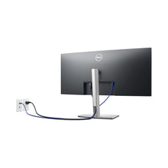 A Photo Of Dell P3424WE - 34″ Curved USB-C Hub WQHD Ultrawide Monitor