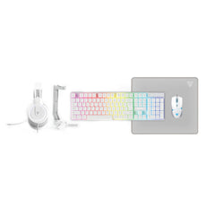 A Photo Of Fantech P51 Gaming Set 5-in-1: Mouse, Keyboard, Headset, Stand, and Mousepad