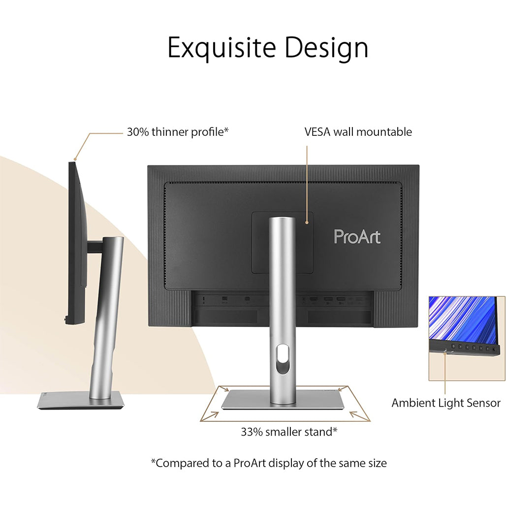 A Photo Of ASUS ProArt Display PA278CFRV - 27” QHD Professional Monitor