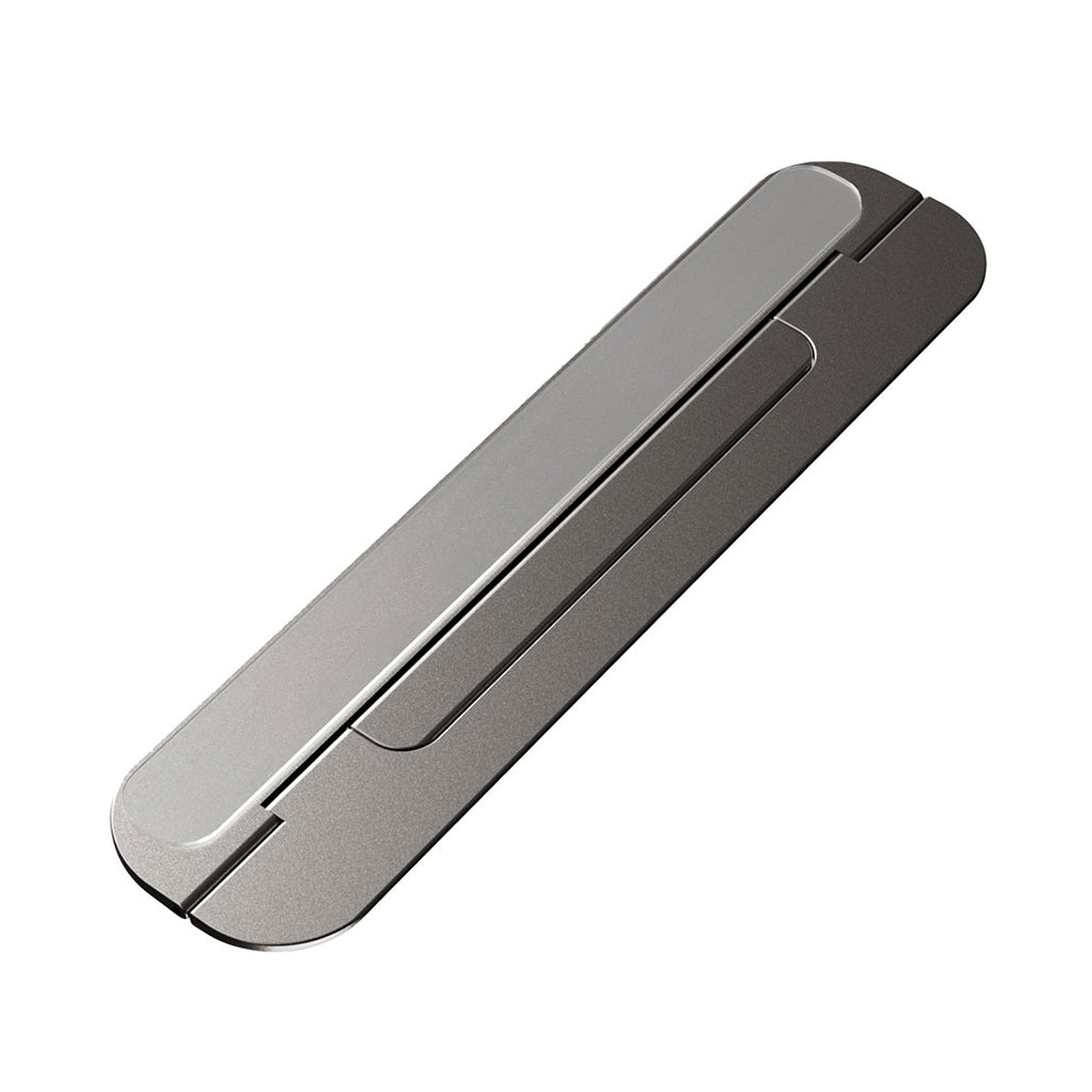 A Photo Of Powerology Ultra-Thin Aluminum Laptop Stand – 3mm Foldable, Lightweight & Portable for 15” Devices
