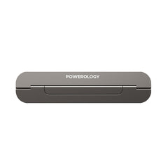A Photo Of Powerology Ultra-Thin Aluminum Laptop Stand – 3mm Foldable, Lightweight & Portable for 15” Devices