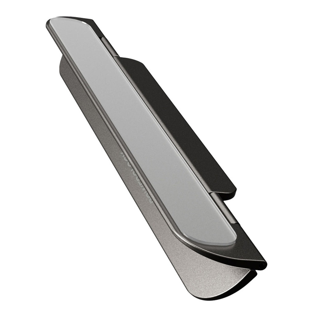A Photo Of Powerology Ultra-Thin Aluminum Laptop Stand – 3mm Foldable, Lightweight & Portable for 15” Devices