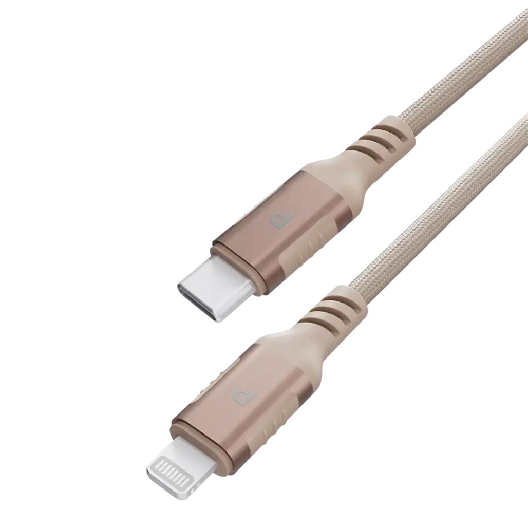 A Photo Of Powerology Power Sync Weave USB-C to Lightning PD 30W