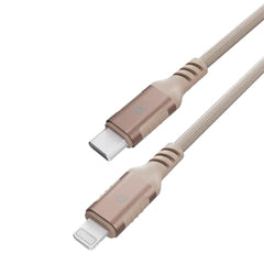 A Photo Of Powerology Power Sync Weave USB-C to Lightning PD 30W