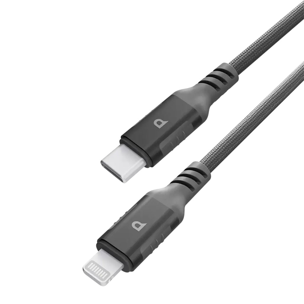 A Photo Of Powerology Power Sync Weave USB-C to Lightning PD 30W