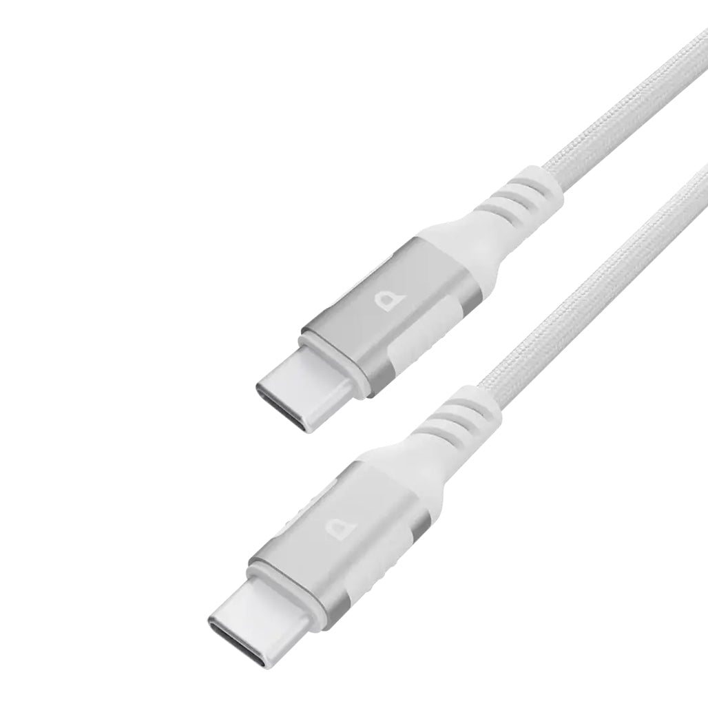 A Photo Of Powerology Power Sync Weave USB-C to USB-C PD 60W
