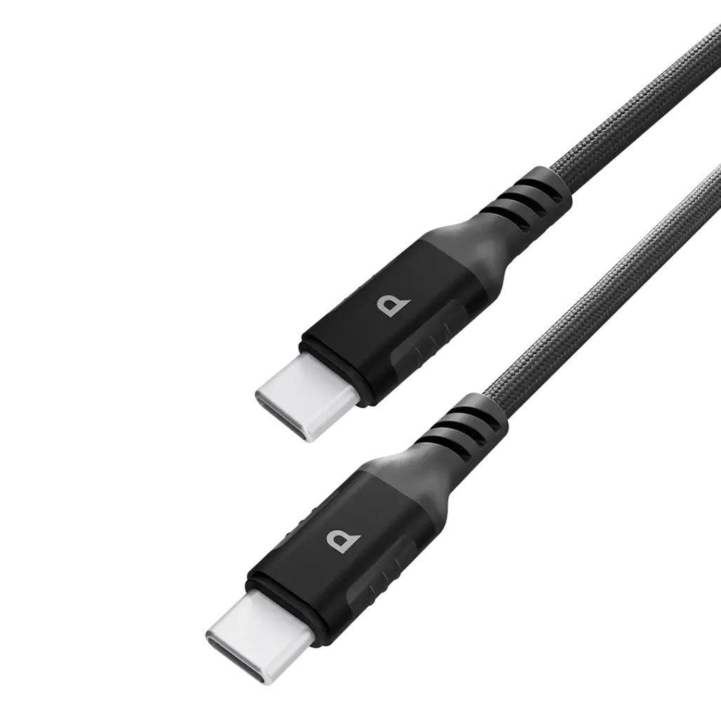 A Photo Of Powerology Power Sync Weave USB-C to USB-C PD 60W