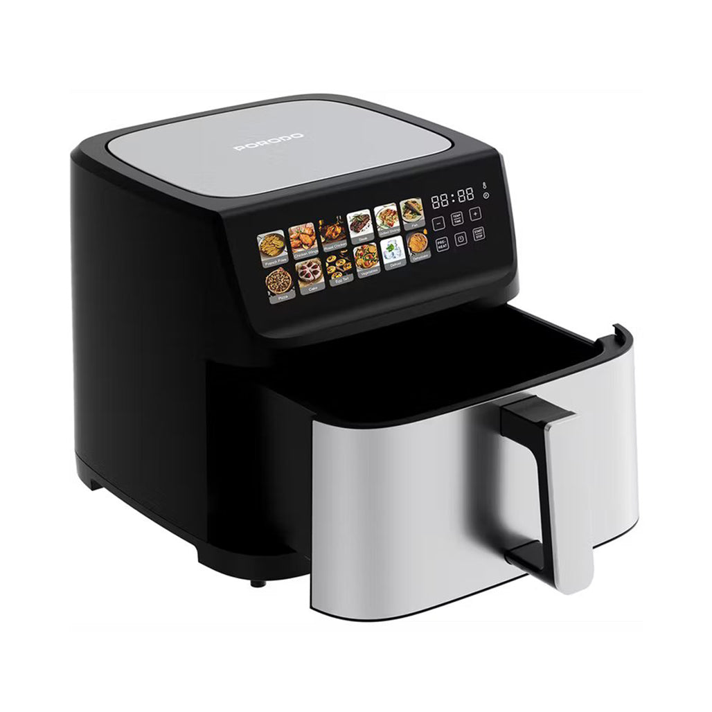 A Photo Of Porodo 11L Dual Mode Touch Control Air Fryer –  Black