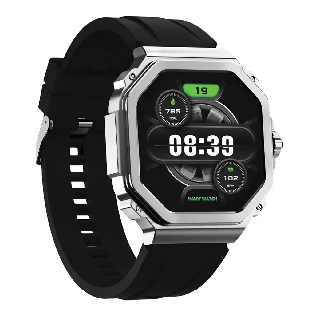 A Photo Of Porodo FitPulse Pro Smart Watch - Silver