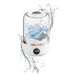 A Photo Of Porodo Lifestyle Cordless Mini Washing Machine – Portable 1.2L Washer with Dual Modes & USB-C Charging