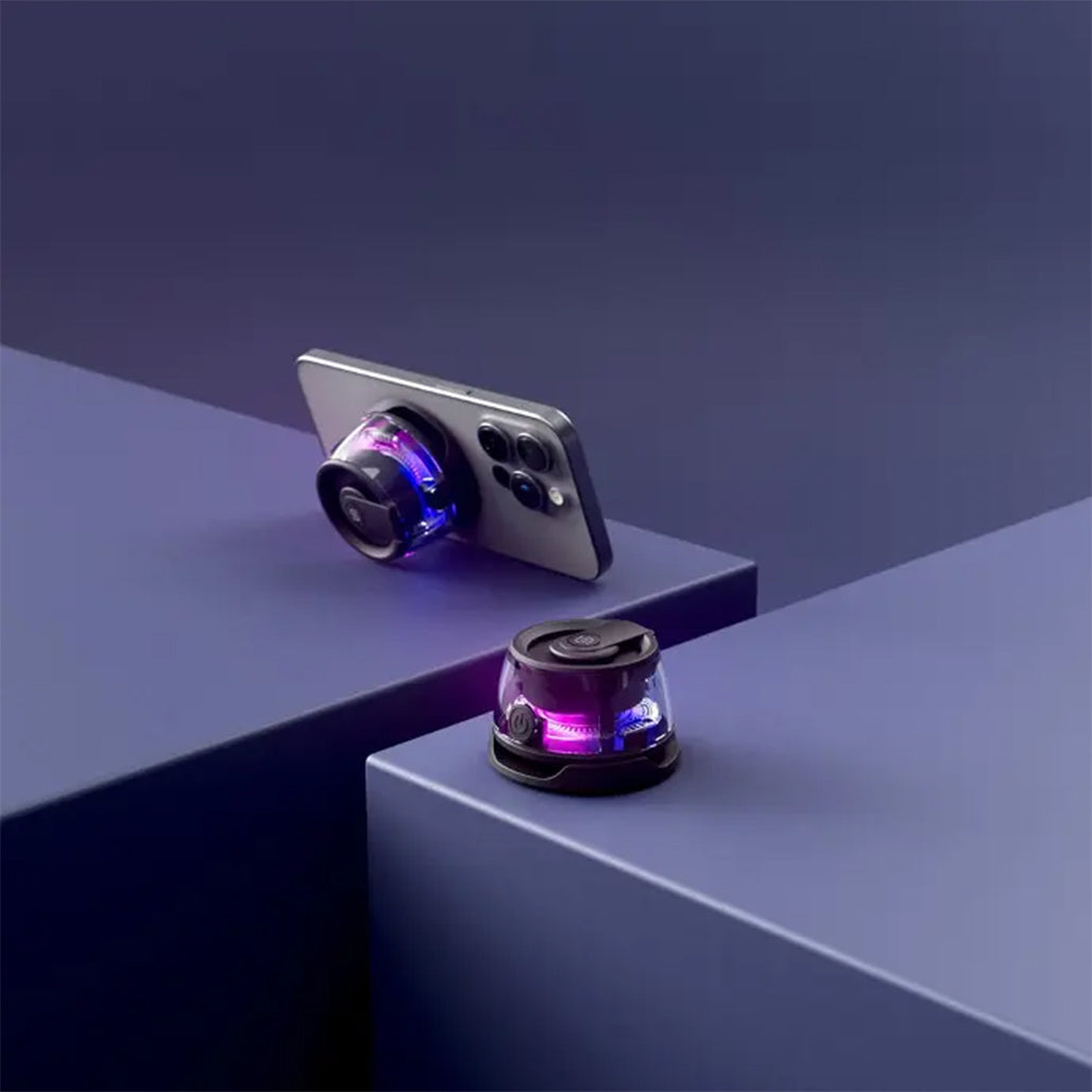 A Photo Of Porodo Soundtec Charme Magnetic Speaker - PD-STMS3W-BK