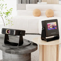 A Photo Of Porodo LifeStyle Optivis Smart HD Projector - Black