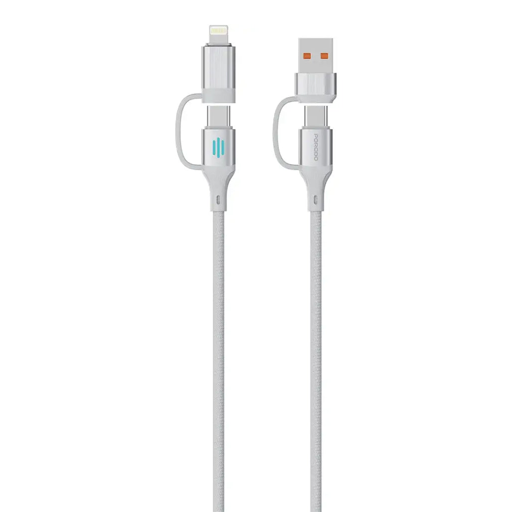 A Photo Of Porodo 4-In-1 High-Speed Charging Cable PD 240W