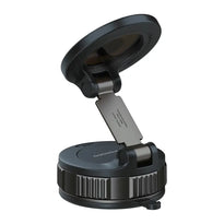 Porodo Rotarex MagSafe Car Mount with Powerful Suction Base - Black
