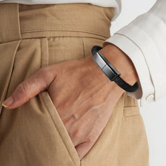 A Photo Of Porodo USB-C to Lightning Wristband Cable Magnetic Steel Clasp