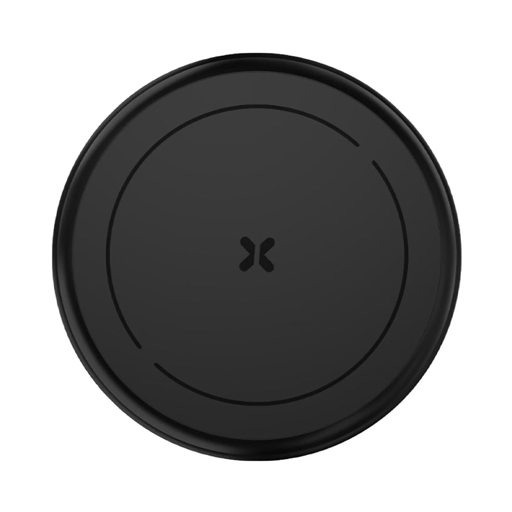 A Photo Of Porodo Magnetic Wireless Charging Pad With Retractable Type-C Output - Black
