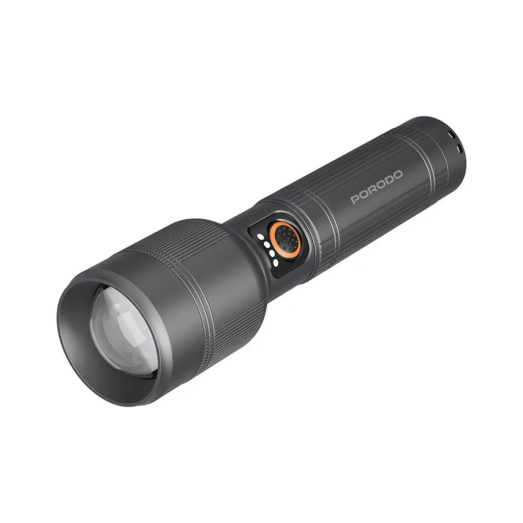 A Photo Of Porodo Lifestyle Lumalite 2600 Rechargeable Flashlight