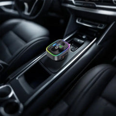 A Photo Of Porodo Smart Car Charger FM Transmitter