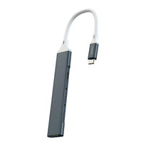 Porodo Aluminum Multi-Port USB-C Hub with 5Gbps Data Transfer