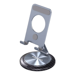 A Photo Of Porodo 360° Rotating Mobile & Tablet Stand – Adjustable Foldable Holder
