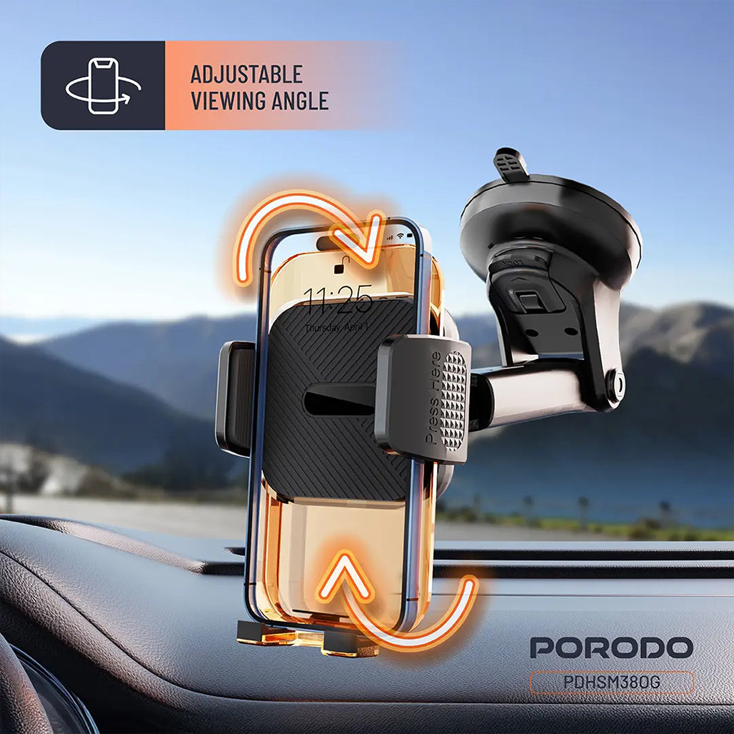 A Photo Of Porodo 3-in-1 Mount Kit Multi Functional Phone Holder