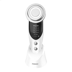 A Photo Of Porodo 7-In-1 LED Microcurrent Facial Massager with Warm Vibration & Serum Infusion