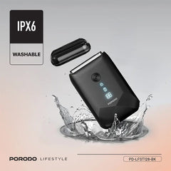 A Photo Of Porodo Lifestyle Dual-Blade Pocket Shaver – Black - PDLFST128BK